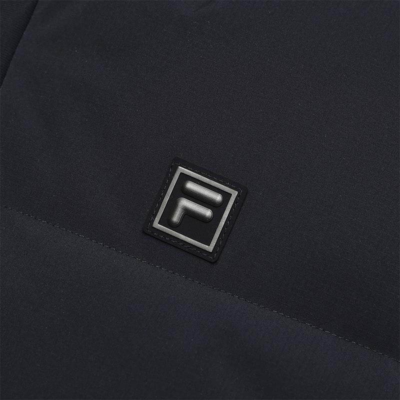New FILA Down Jacket Men's Jet Black F11M443908FBK
