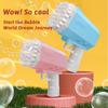 40 Hole Bubble Machine Handheld Porous Bubble Gun Birthday Wedding Ball Outdoor Toy [without Battery, Without Bubble Water]