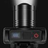 LED Headlamp Rechargeable Flashlight with Motion Sensor Digital Display High Lumens Waterproof Emergency Headlamp
