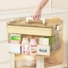 Transparent Large Capacity Medicine Box For Home Medicine Storage Multi Layer Classification Medicine Box Portable First Aid Kit