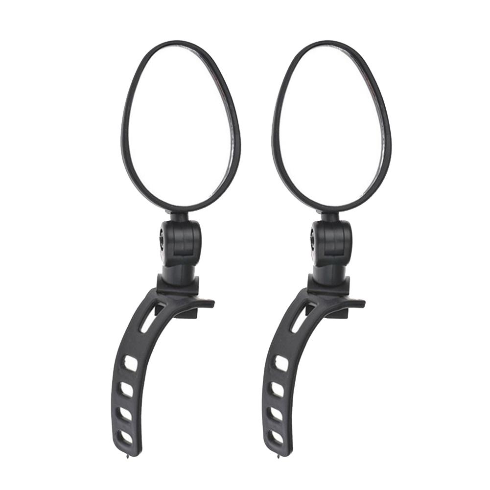 2pcs Bike Rearview Mirror 360. Adjustable Rotatable Angle Mirror For Bicycle Handlebar Outdoor V7I6