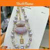 Traditional Style Phone Lanyard With Crystal Lucky Cat Charm For Gift And Decoration