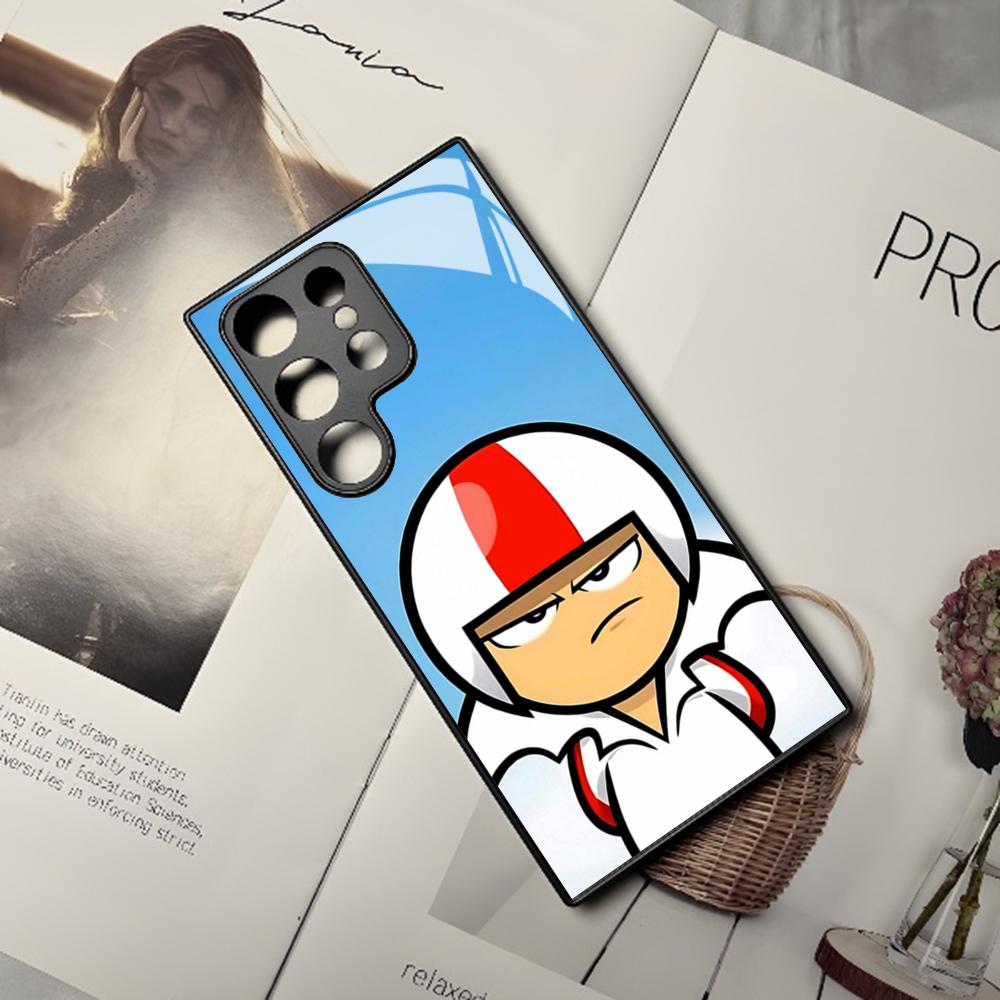 Cute Kick Buttowski Cartoon Phone Case For Samsung Galaxy S25 S24 S23 S22 S20 S21 Note20 Ultra Plus Fe Colored Silver Cover