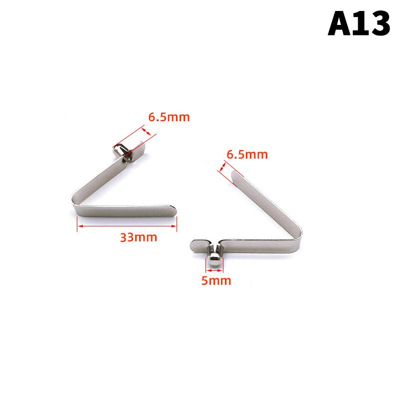 10 Bucăți Blocare V Snapshot Placă Paletă Caiac Stâlp Cort Buton Simplu/Dublu Clips cu Arc de Poziționare Flocat 3-5Mm