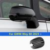 Car Styling Rear View Mirror Cap Reverse Mirror Cover Reflective Mirror Frame Accessories Part For Great Wall GWM Wey 80 +