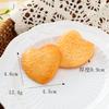 Faux Cookies Pâtisseries Artificielles Simulation Alimentaire Accessoires de Présentation de Desserts Réalistes Modèle de Décoration Bricolage Décor de Cuisine 2 pièces/lot
