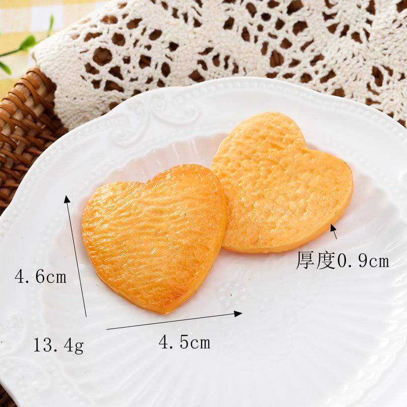 Faux Cookies Pâtisseries Artificielles Simulation Alimentaire Accessoires de Présentation de Desserts Réalistes Modèle de Décoration Bricolage Décor de Cuisine 2 pièces/lot