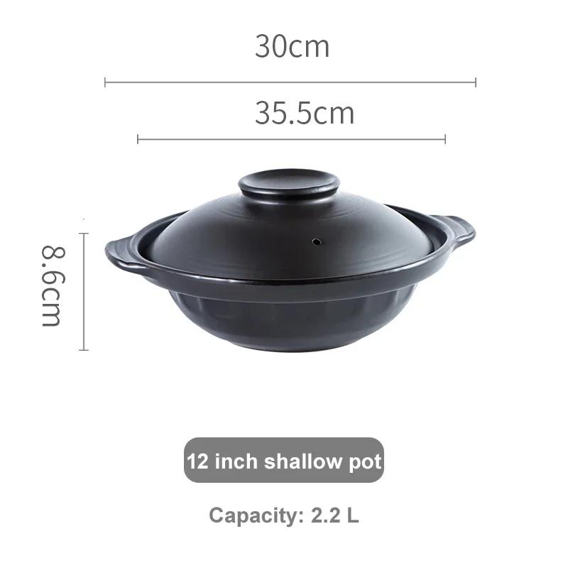 Korean Pot Casserole Pottery Soup Pot Steamed Rice Braised Chicken Rice and Heat Resistant Claypot Rice Gas Claypot