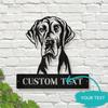 Personalized Giant Schnauzer Metal Sign Custom Pet Nameplate Wall Decor Dog Lover Gift
