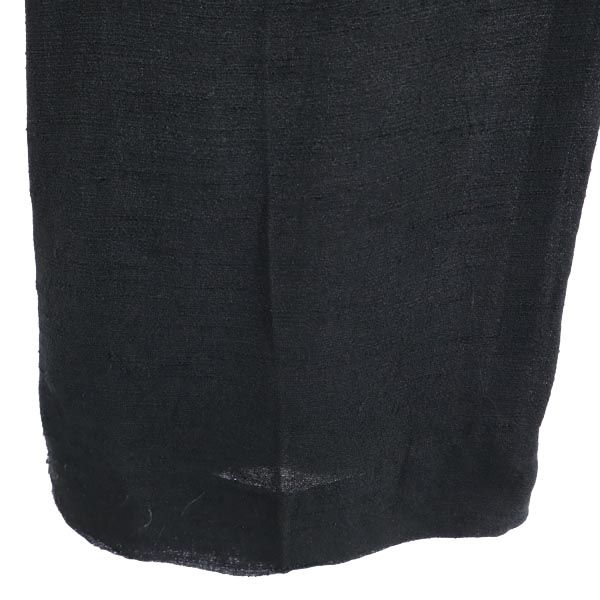 Emporio Armani Made In Italy Wide Straight Pants 38 Black Women Used