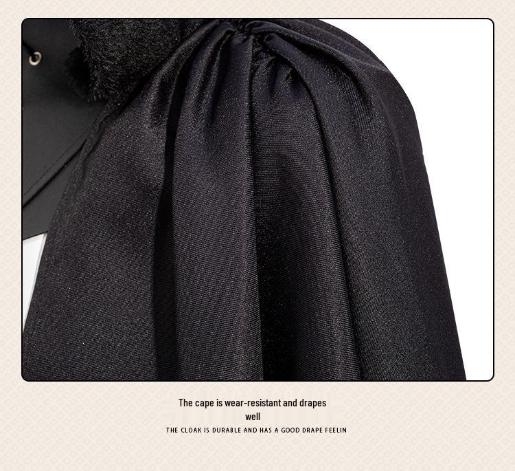 Men's Medieval Vampire Demon Costume Shawl - Halloween, Cosplay, Stage Performance, Party Cloak Cape