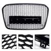 RS6 Style Honeycomb Front Bumper Grille Grill Fit A6 C7 S6 2012-2015