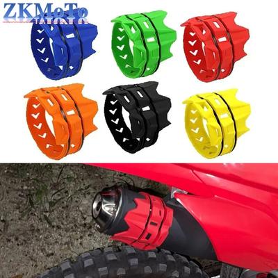 Universal Exhaust Protection Cover Motorcycle Exhaust Muffler Protector Guard For KTM SX EXC Motocross Dirt Pit Bike