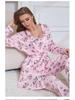 Three-Piece Pajama Set: Robe, Long Pants & Camisole In European & American Sizes