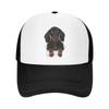 Custom Dachshund Baseball Cap for Unisex Women Breathable Badger Sausage Wiener Dog Trucker Hat Outdoor Snapback Dad Hats