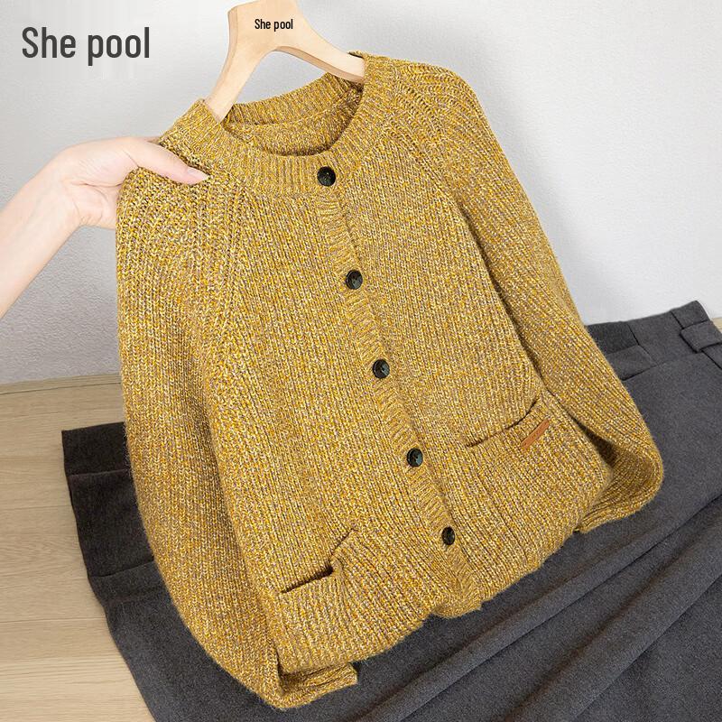 

Ta Chi Women s 2025 Autumn Round Neck Knit Sweater L