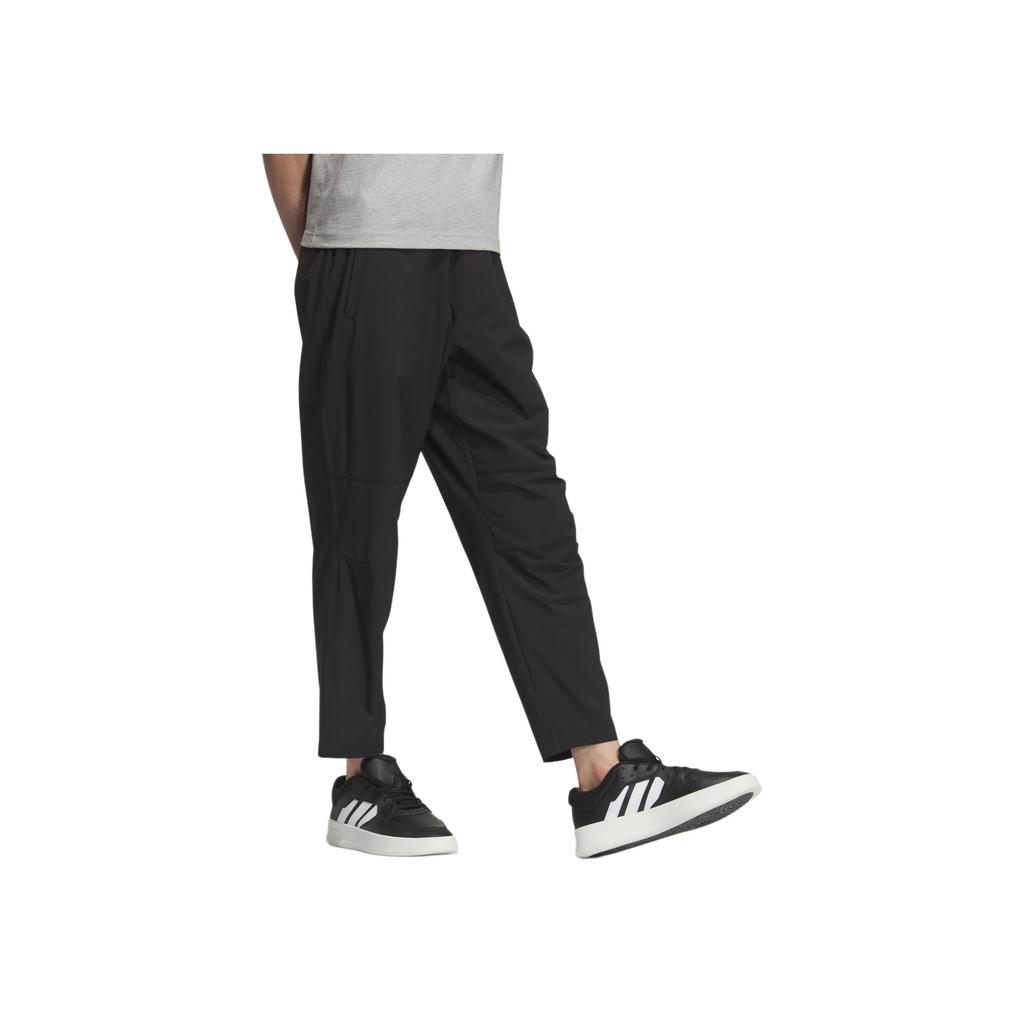 Adidas Must Haves Ss25 Entry Tracksuit Bottoms Climacool Fashion Comfortable Versatile Skin-Friendly Quick-Dry Cropped Casual Pants Men Bottoms KC2877