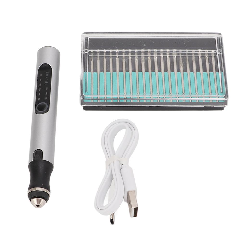 Electric Engraving Pen 3 Gear Speed Adjustment Portable Rechargeable Cordless Etching Engraving