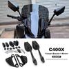 Motorcycle Forward Bracket Side Mirror Black Rearview Mirror Accessories For BMW C400GT C400gt C400 GT C400X C400x C 400 X