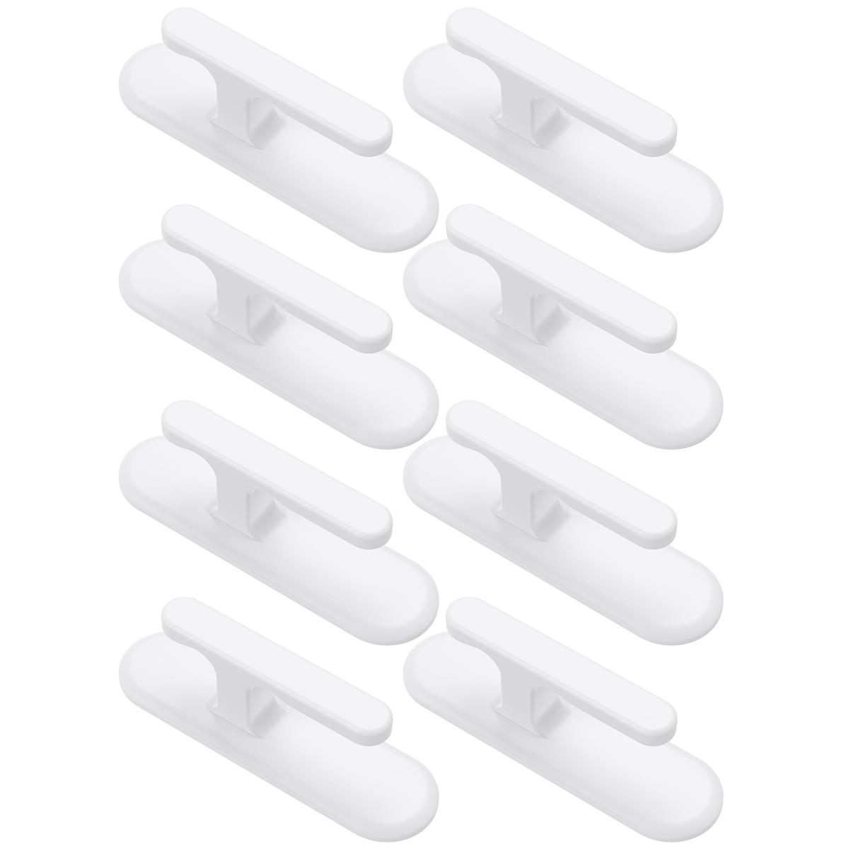 

8 шт. самоклеящиеся скручиватели для шнура для штор, пластиковый держатель для шнура для штор, защитные намотки для шнура для детей и домашних животных, крючки