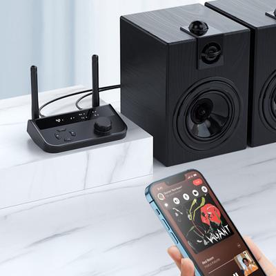 Multipoint Bluetooth 5.3 Audio Transmitter Receiver 3.5Mm Aux 2 Rca Speakers