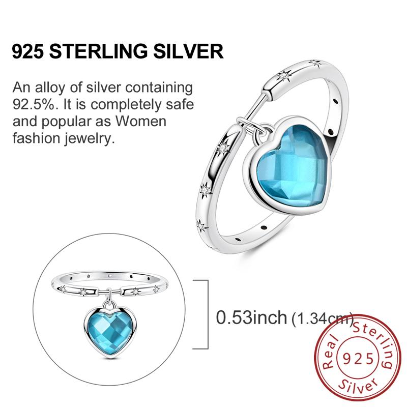 925 Silver Rings for Women Gold Shining Retro Heart Bow Star Ring Size 6 7 8 9 Wedding Anniversary Fashion Fine Jewelry