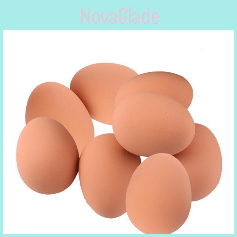 Interactive Pet Toy Elastic Egg Ball Simulates Real Egg Funny And Entertaining 4*6cm