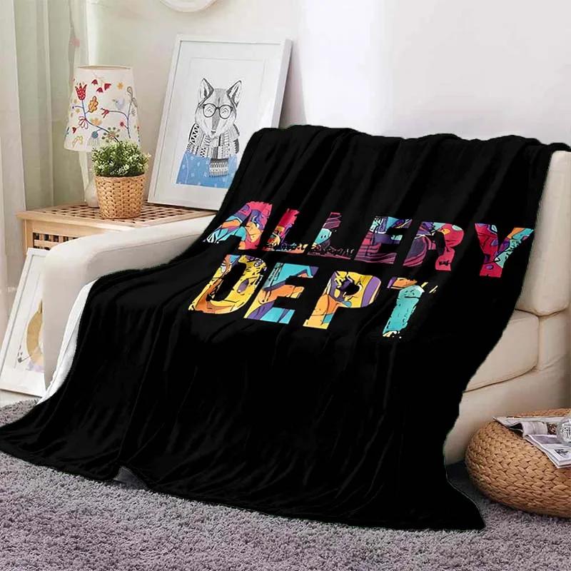 G-Gallery D-Dept Print Flannel Blanket Children Teen Family Gift Portable Home Travel Bed Sofa Office Plush