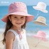 Kids UV Protection Sun Hat 46-54cm Summer Girls Hat Quick Dry Breathable Mesh Beach Boys Cap Children Outdoor Fishing Hat