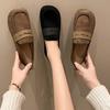 Women's 2025 Spring Soft-Soled Non-Slip Cowhide Loafers: Versatile, Comfortable Flat Shoes