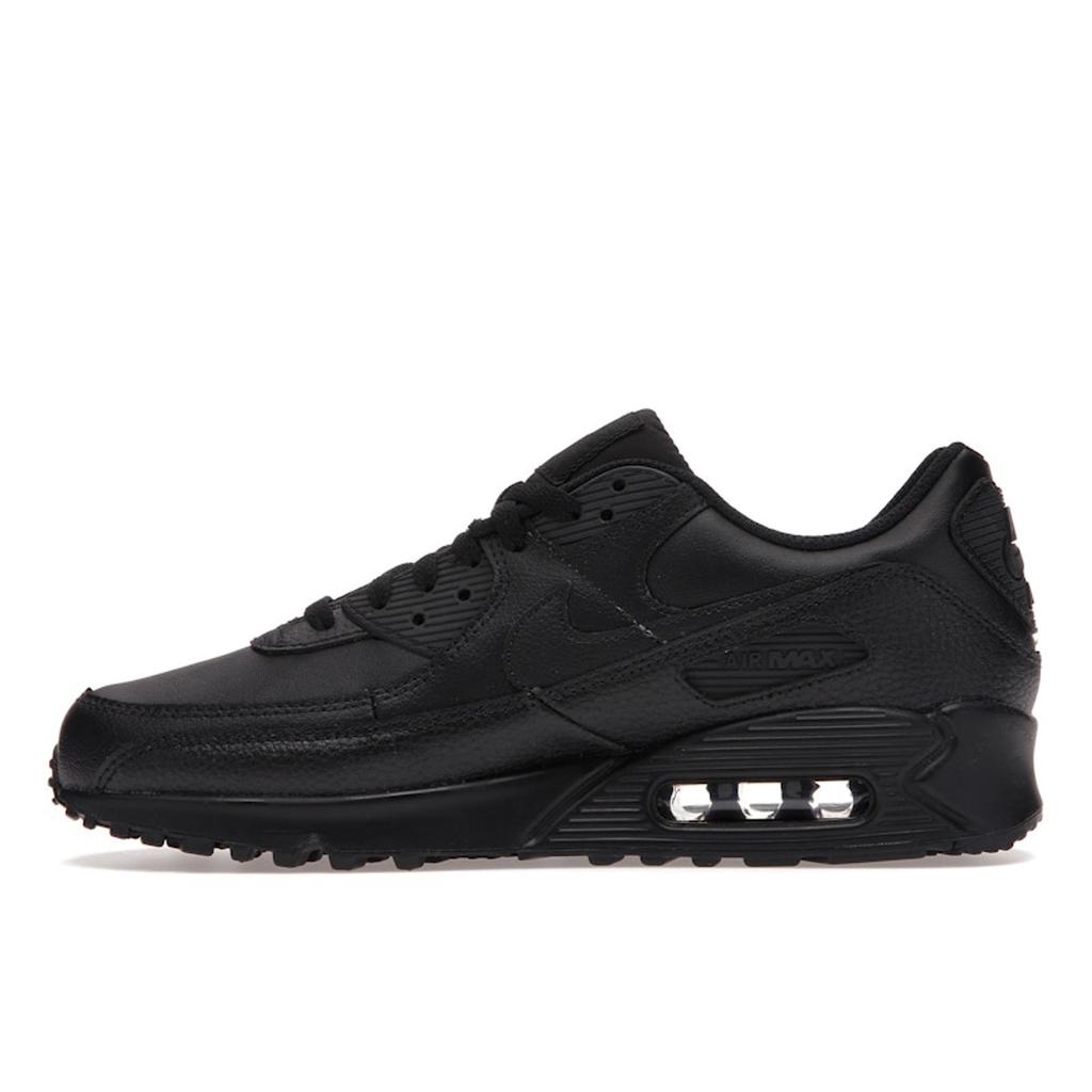 Nike Air Max 90 Leather Triple Black Men Sneakers CZ5594-001