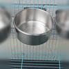 Stainless Steel Bird Feed Box Parrot Cups Bowls Container for Food Water Feeding Supplies