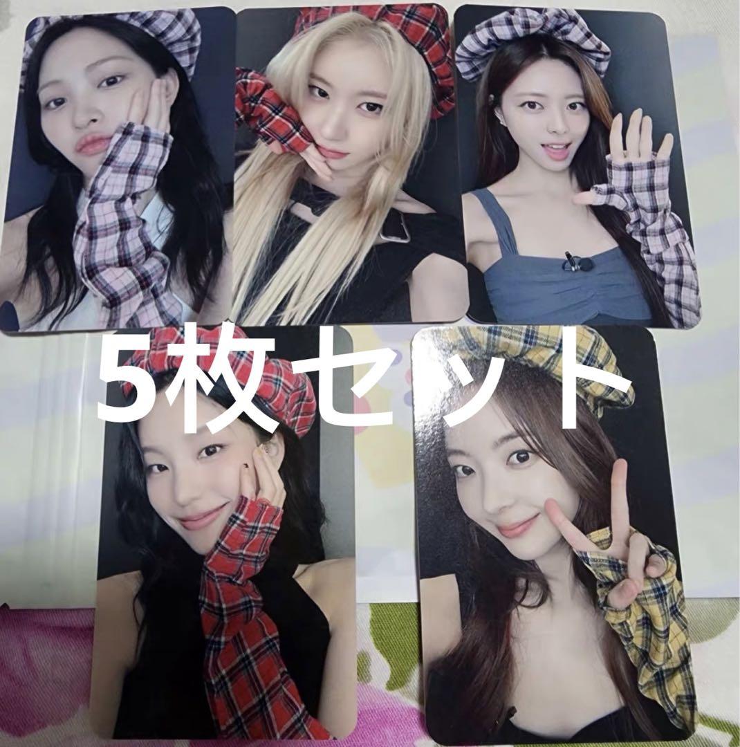 

[USED] itzy GOLD countingstars Chinese pre-order bonus trading cards (5 cards)