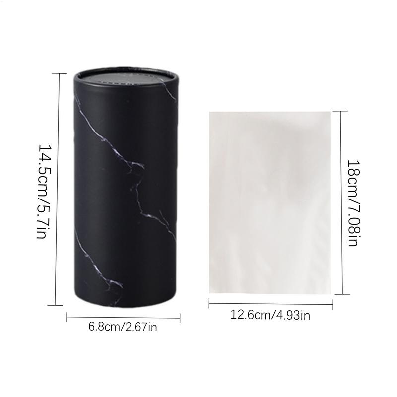 Round Tissue Boxes for Car Automotive Cup Holder Tissue Holder 6 Canisters/300 Tissues Car Tissues Cylinder Tissue Holder