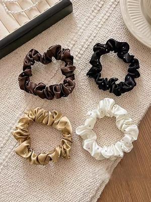 1/4 Pcs Fashion Exquisite Diamond Small Intestine Elastic Hair Bands For Women Girls Party Hair Accessories