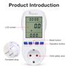 Digital Power Meter Wattmeter Socket Wattage Kwh Energy Meter Kwh Energy Measuring Outlet Overload Protection 7 Display Models