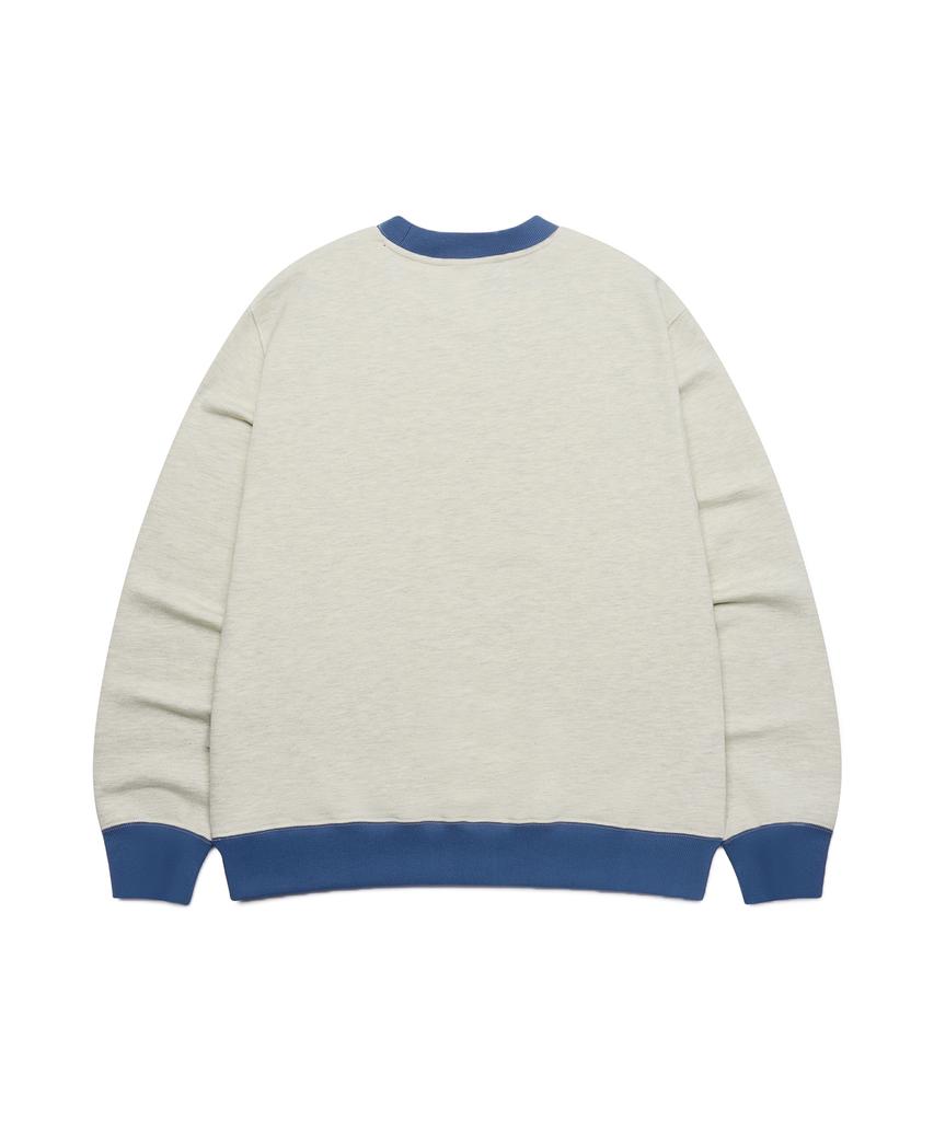 CAMEL WORK No.117 Gusset Stitch Vintage Sweatshirt (Oatmeal)
