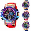 Men's Digital Watch Sports Electronic Watch With Luminous Display, Running Timer, Alarm Clock, Resistant Fitness Watch For Outdoor Activities