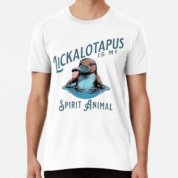 

Lickalotapus Is My Spirit Animal Meme Funny T-Shirt S-5XL Best T-Shirt 3XL