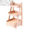 1/12 Dollhouse Miniature Rack Iron Shelf Flower Stand Decoration Accessories Handmade Playthings Present Children-Friendly