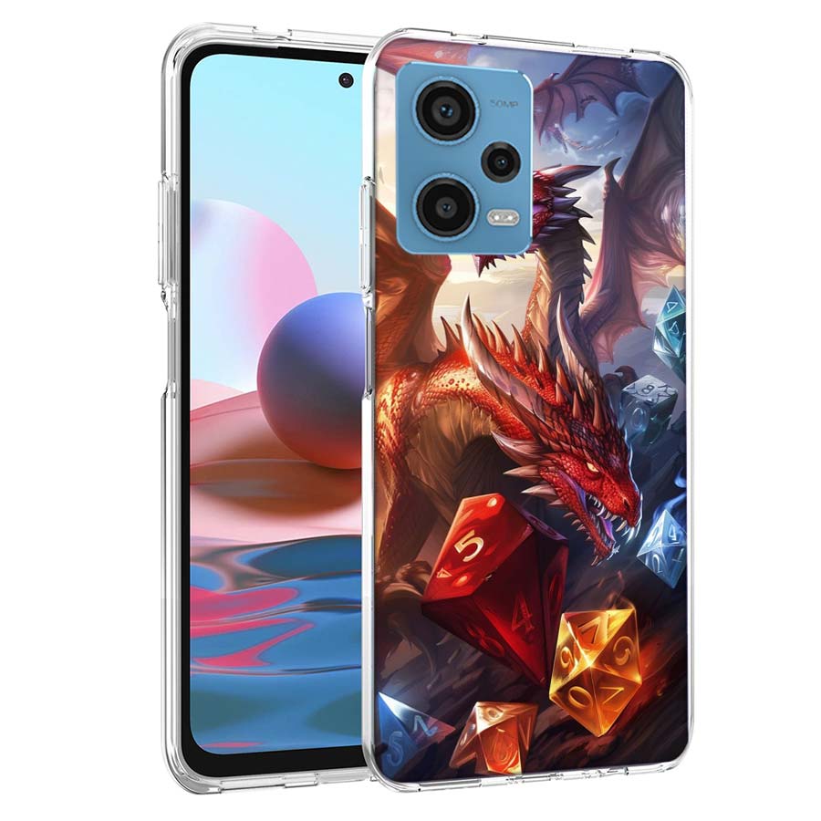 Game D-Dungeons D-Dragons D-DND Phone Case For Redmi Note 13 12 14 15 Pro Plus 13R 11 11T 11E 11S 10 Pro 10S 9 9S Cover Cell Cle