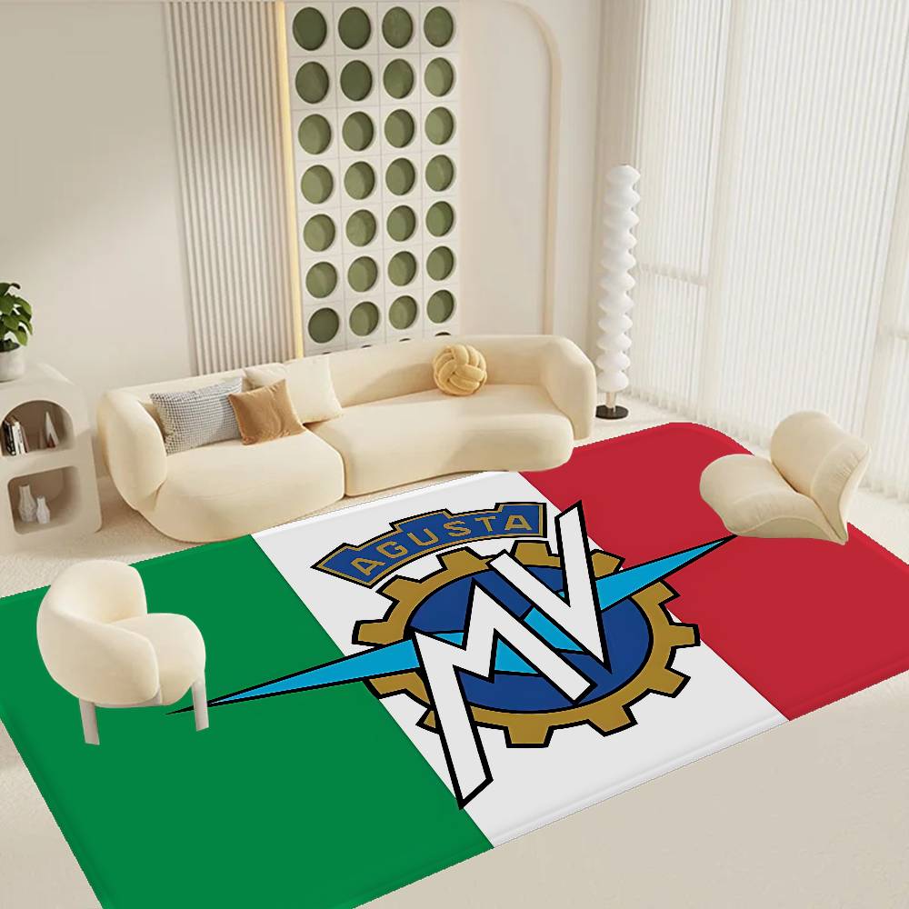 Tappetino M-MV Agusta Antiscivolo Tappetino Lavanderia Decorazione Lavanderia Balcone Bambino Soggiorno Tappetini Comodino