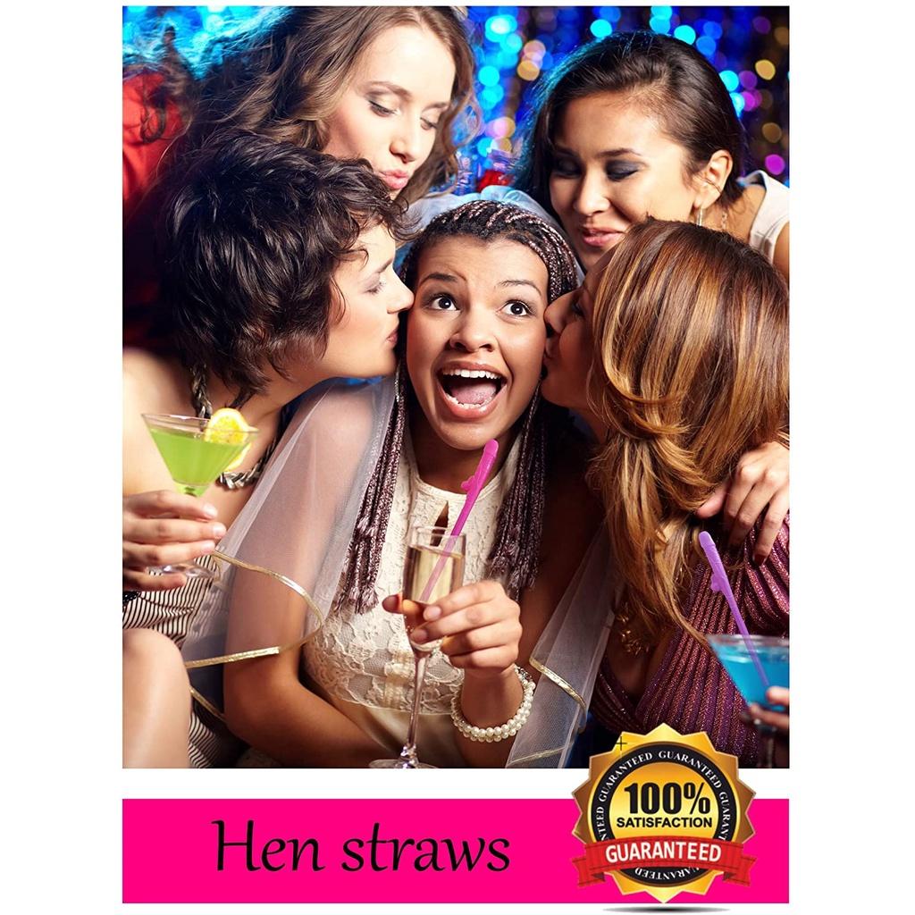 Willy Pennis Decorate Bachelor Party Straws