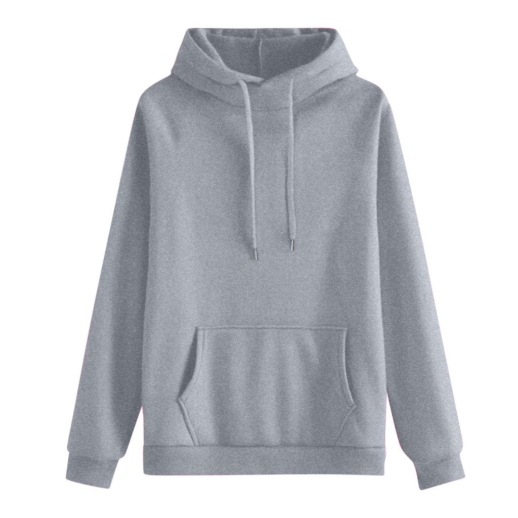 Women's Casual Round Neck Long Sleeve Sweatshirt Solid Color Sweatshirt