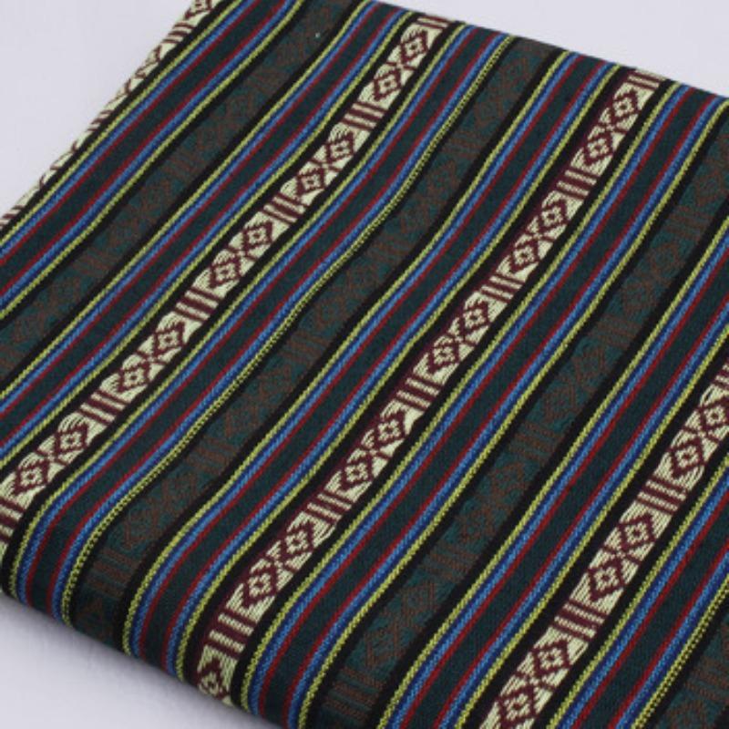 100x148cm Linen Fabric Thicken Ethnic Fabric Printed Canvas Cloth Diy Handmade Sewing Patchwork Decoration 100% Polyester