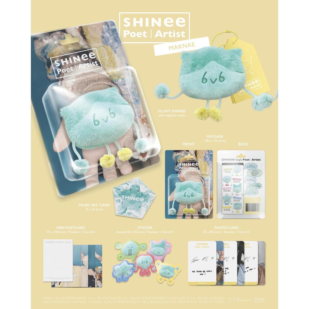 SHINee SINGLE [Poeta | Artysta] (PIERWSZY, DRUGI, TRZECI, CZWARTY, MAKNAE VER.)  (Korzyść online)