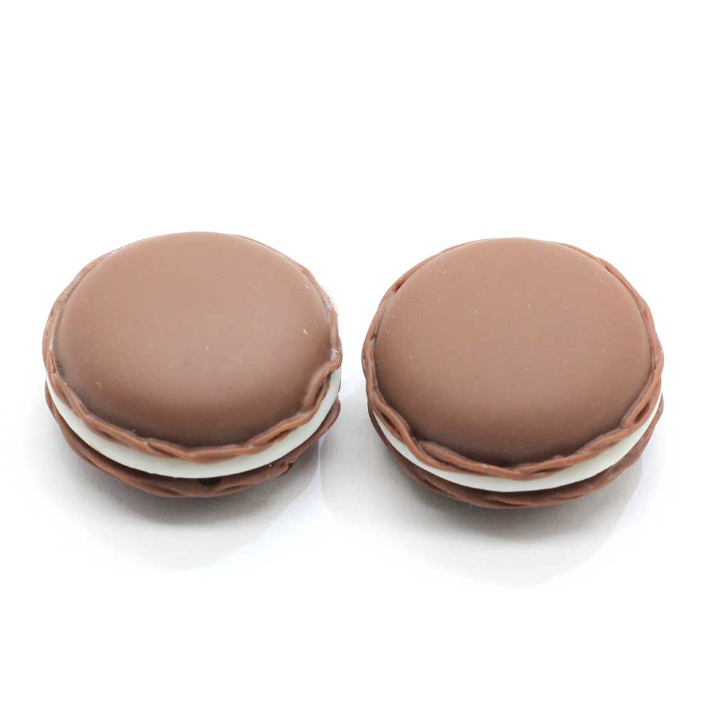 100Pcs Mini Macarons Cake Resin Flatback Cabochons Kawaii Simulation Dessert Macarons Cake Food Slime Charms Hair Bow Center DIY