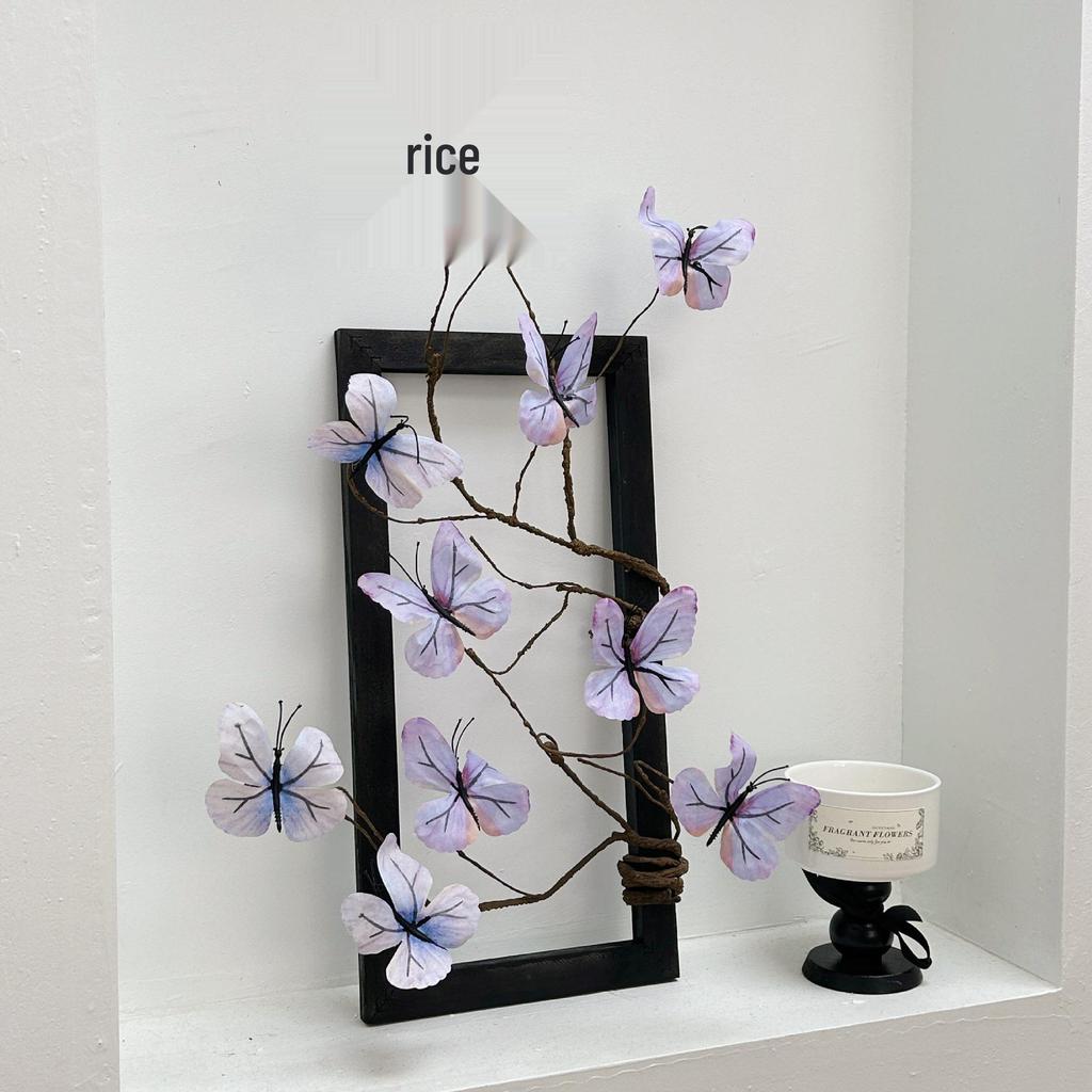 Chinese Style Butterfly Simulated Flower Ornament for Living Room, Table, or Cafe Décor