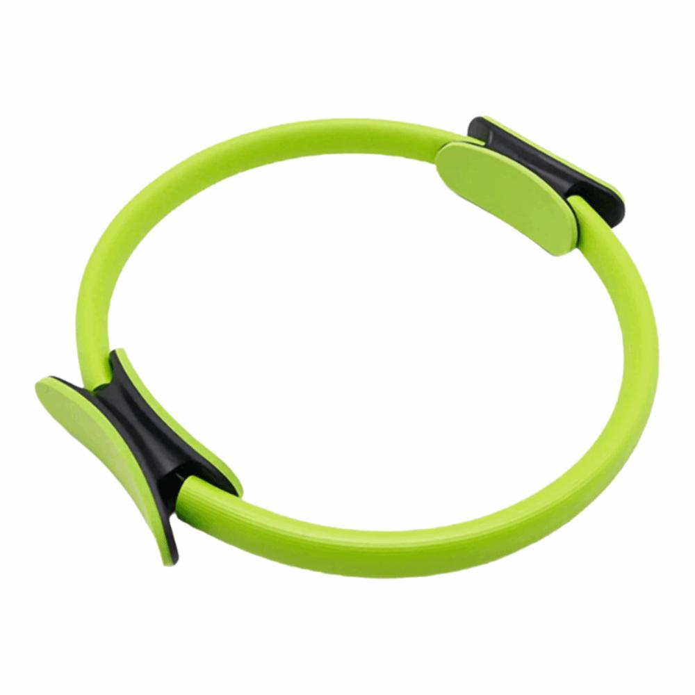 Fiberglass Pilates Ring Non-Slip Grip Resistance Circle Shaping Yoga Ring  Exercise Equipment