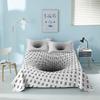 Colorful Geometric Bed Flat Sheet Printed Galaxy Bed Sheet Set With Pillowcase For Bedroom Luxury Queen King Honeycomb Bedspread